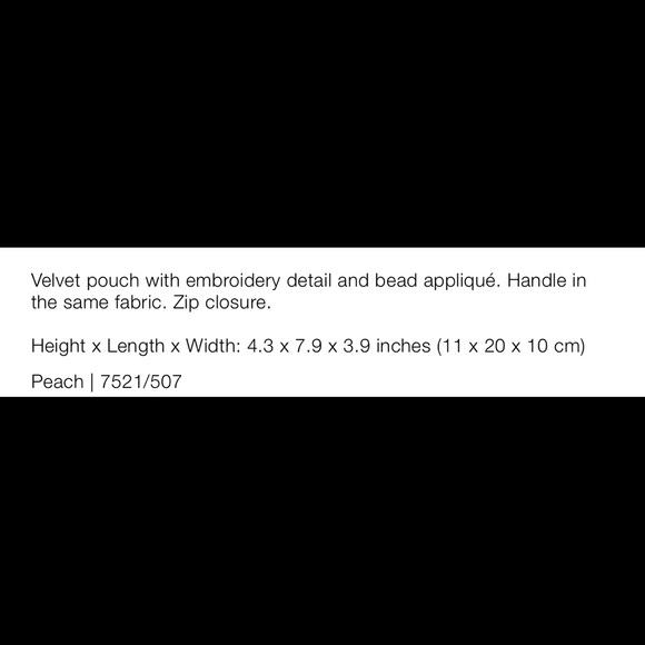 Zara velvet pouch blogger’s fav - Picture 5 of 5